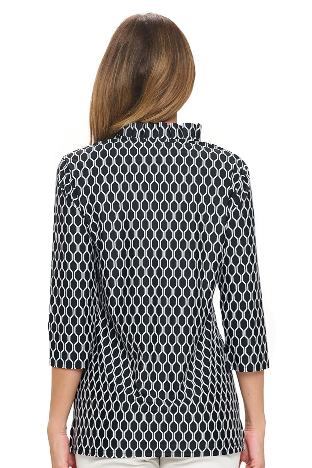 Carmen 3/4 Sleeve Top