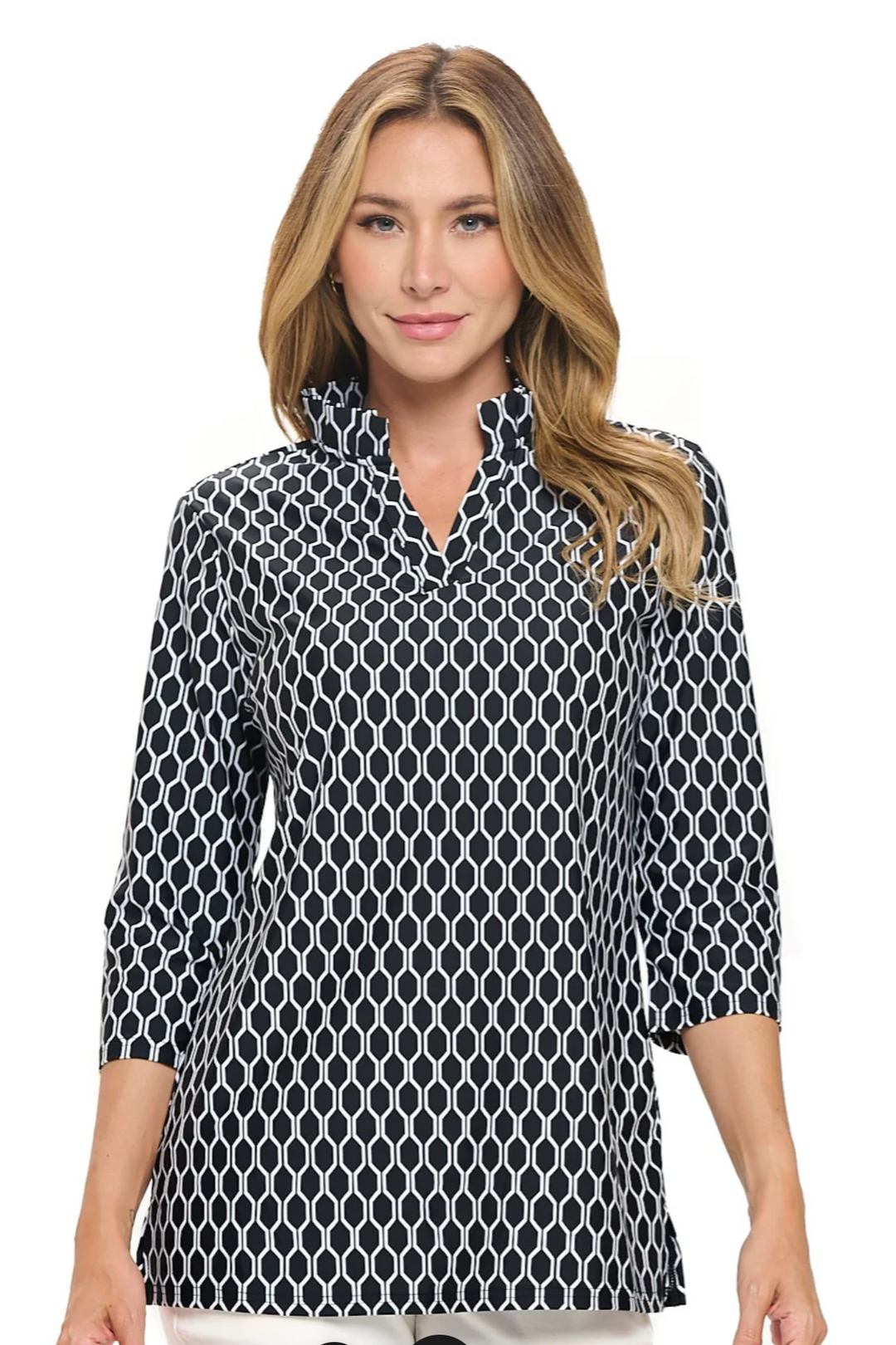 Carmen 3/4 Sleeve Top