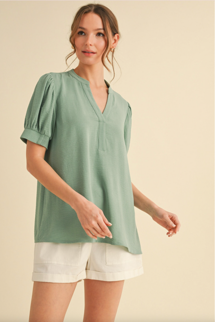 Camille V Neck Top