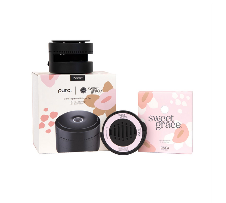 Bridgewater + PURA Car Diffuser Set with Sweet Grace