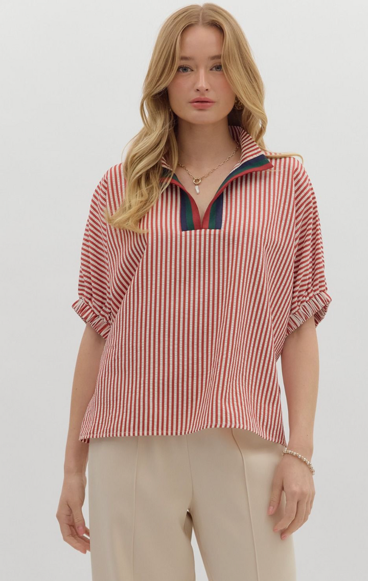Kat Stripe Top