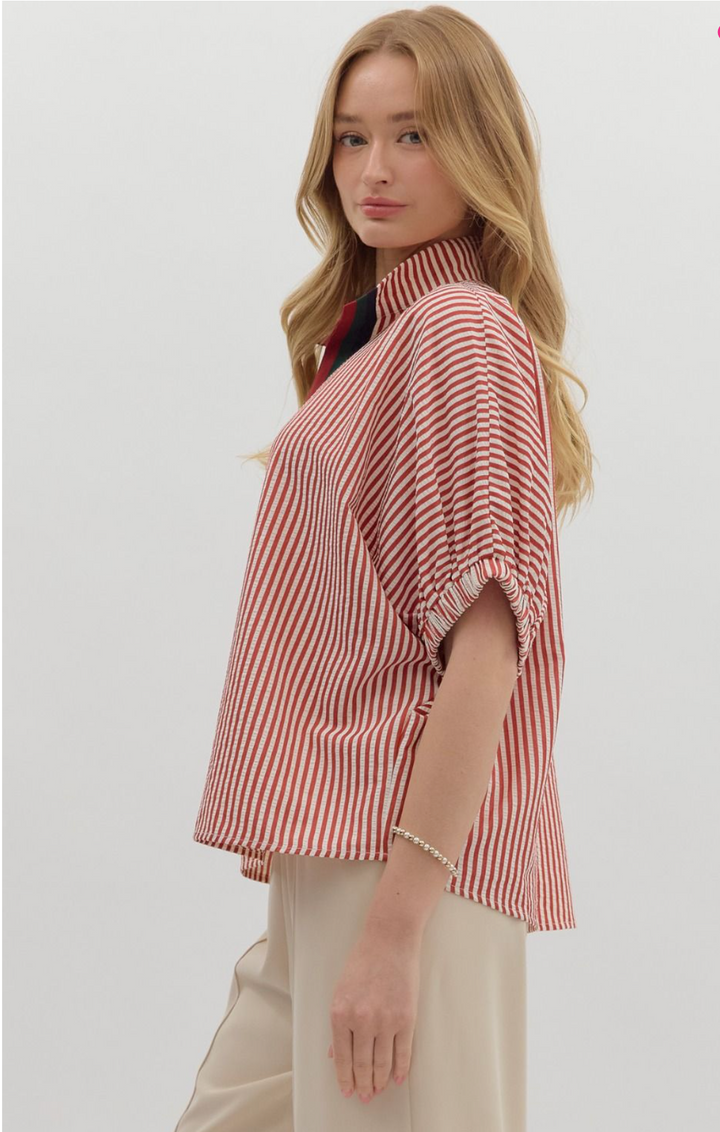 Kat Stripe Top