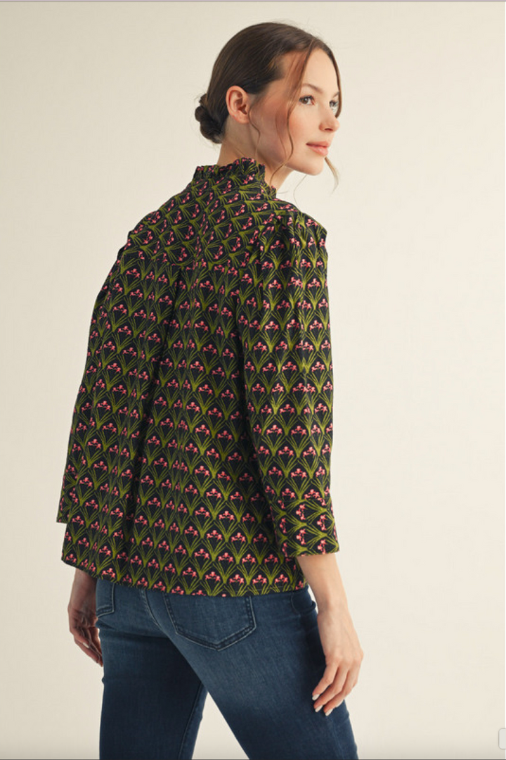Jessica 3/4 Sleeve Top