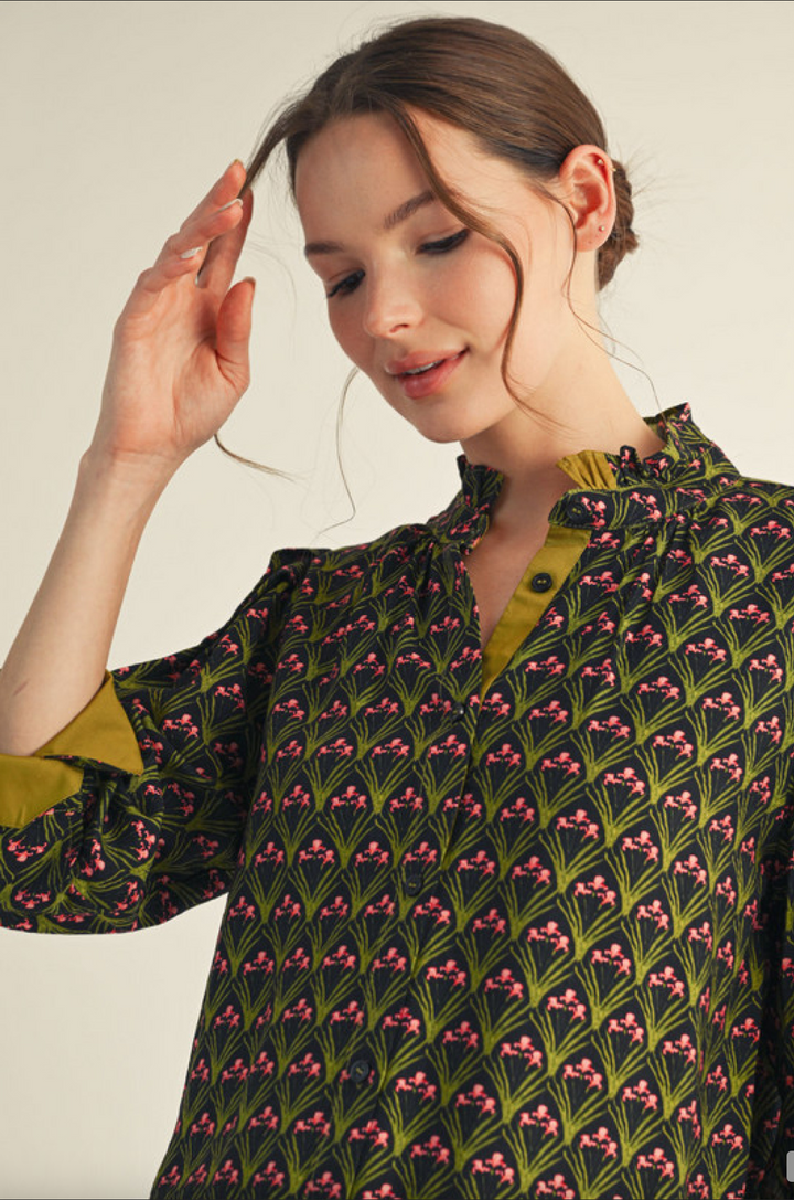 Jessica 3/4 Sleeve Top