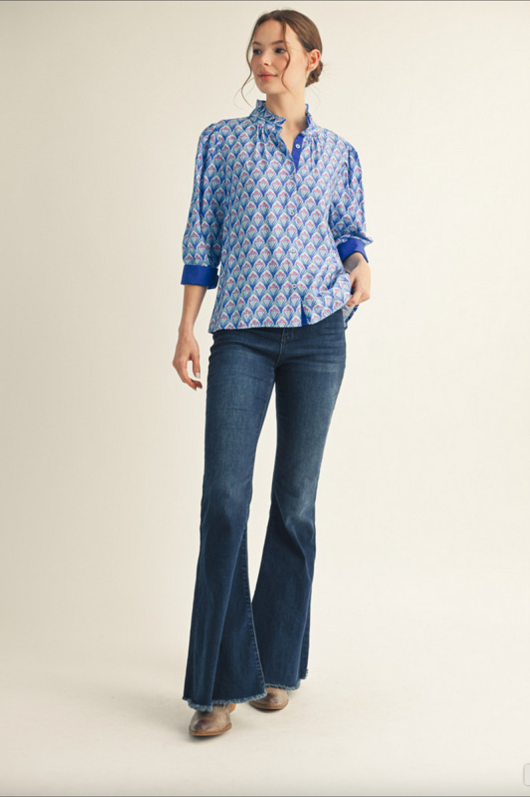 Jessica 3/4 Sleeve Top