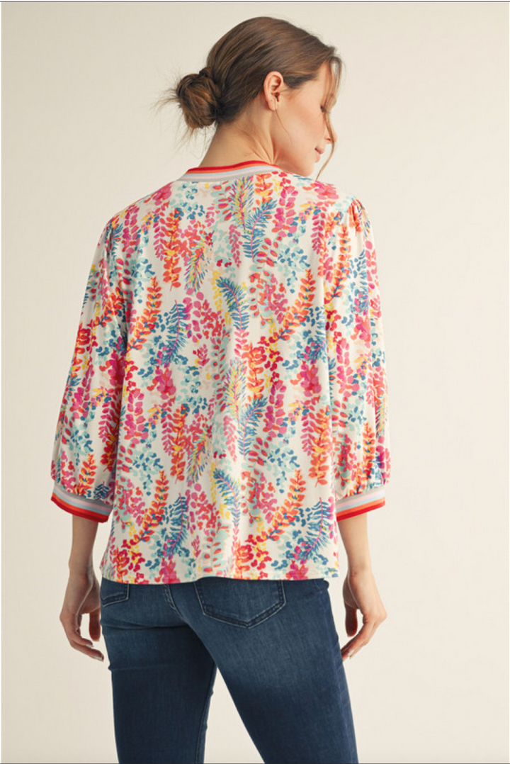 Natalie 3/4 Sleeve Top