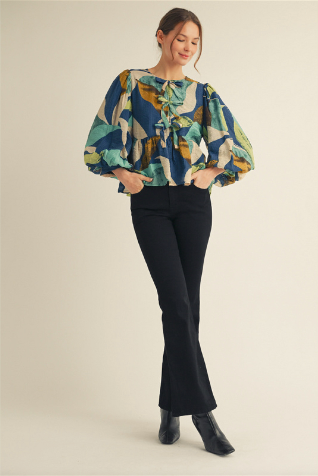 Sara 3/4 Sleeve Top