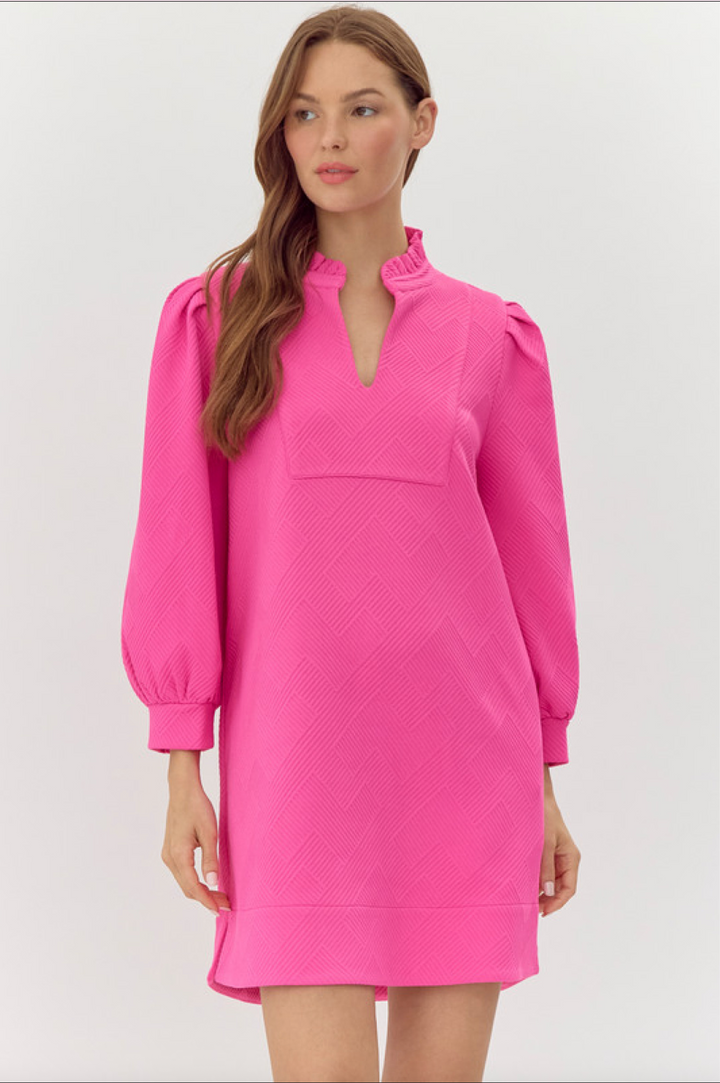 Priscilla 3/4 Sleeve Dress