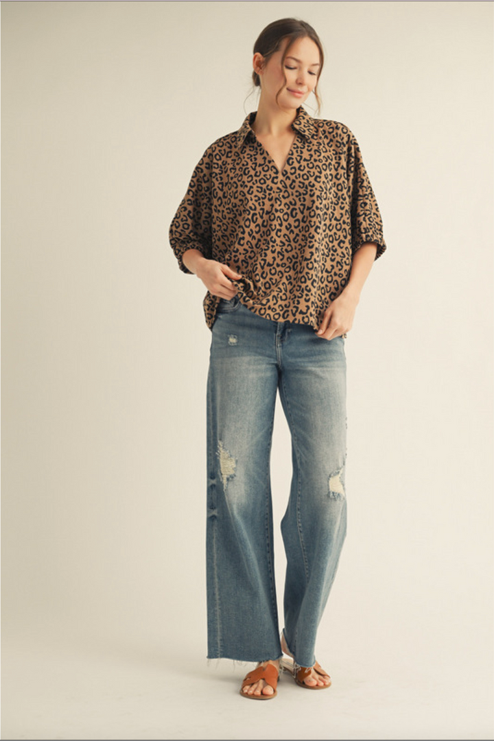 Lucy 3/4 Sleeve Top