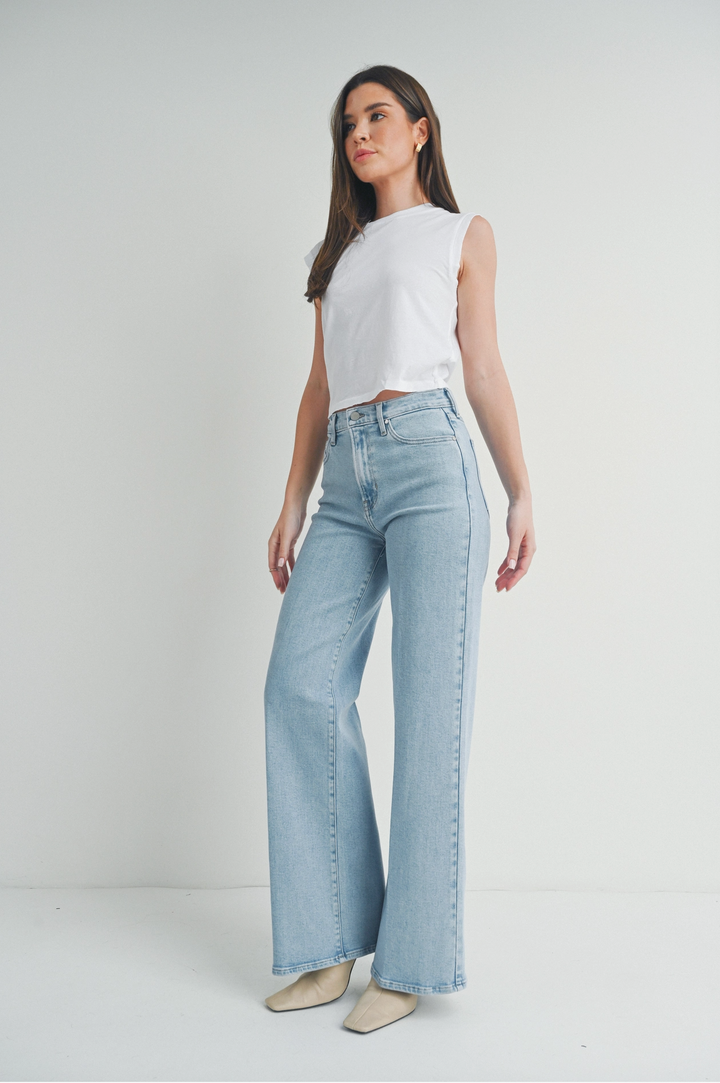 Kara Wide Leg Palazzo Jeans