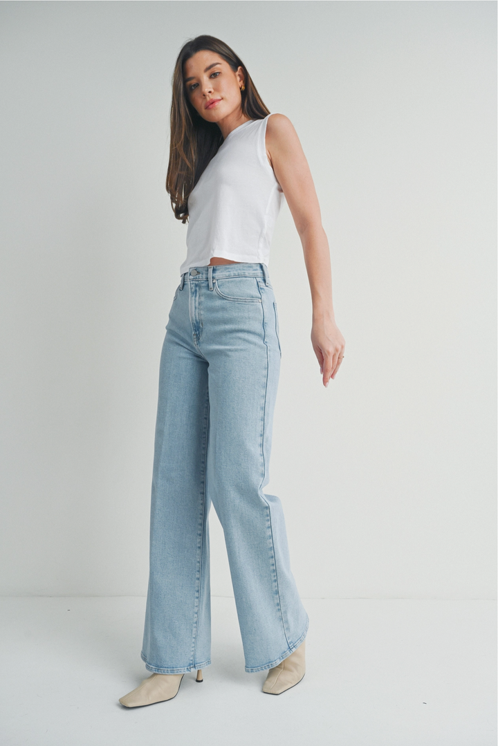 Kara Wide Leg Palazzo Jeans