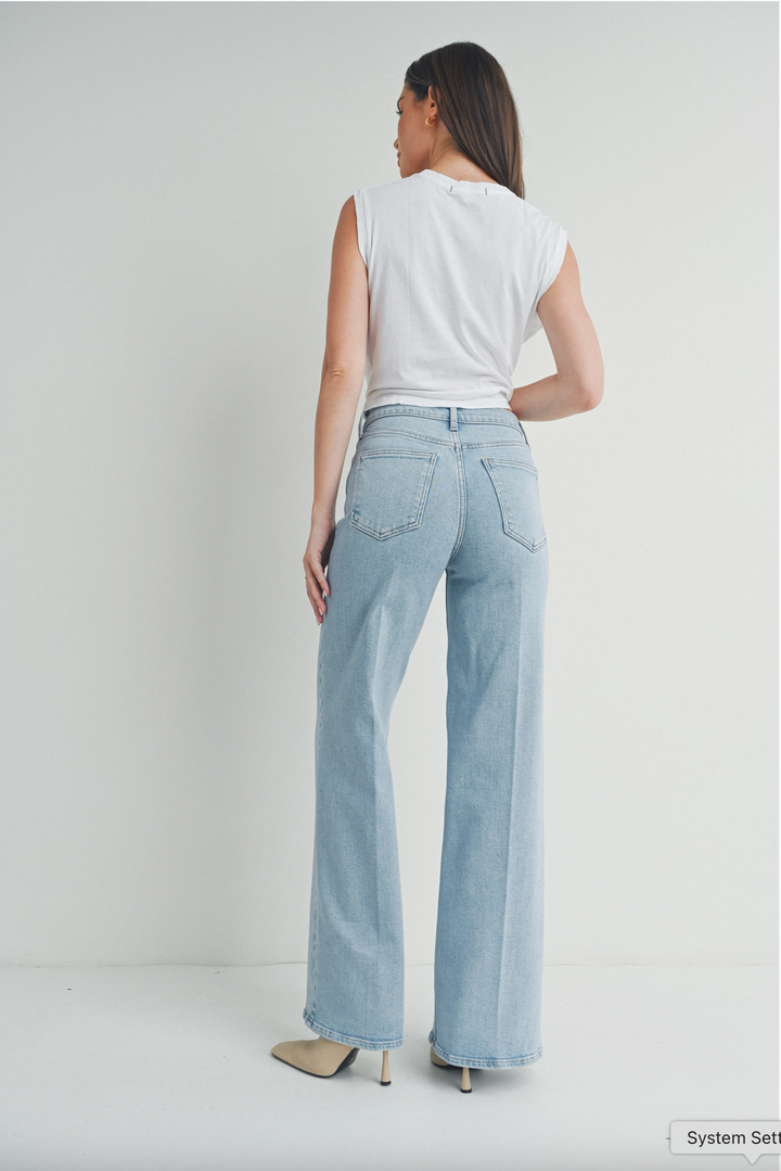 Kara Wide Leg Palazzo Jeans