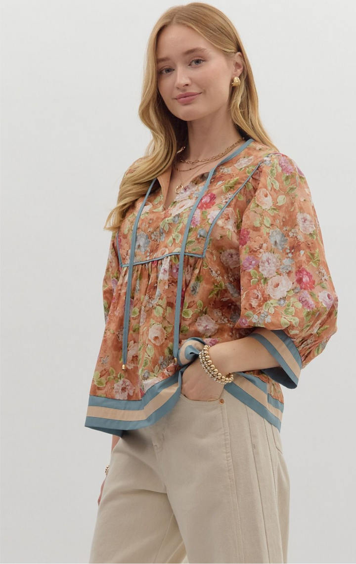 Ellis Floral Top
