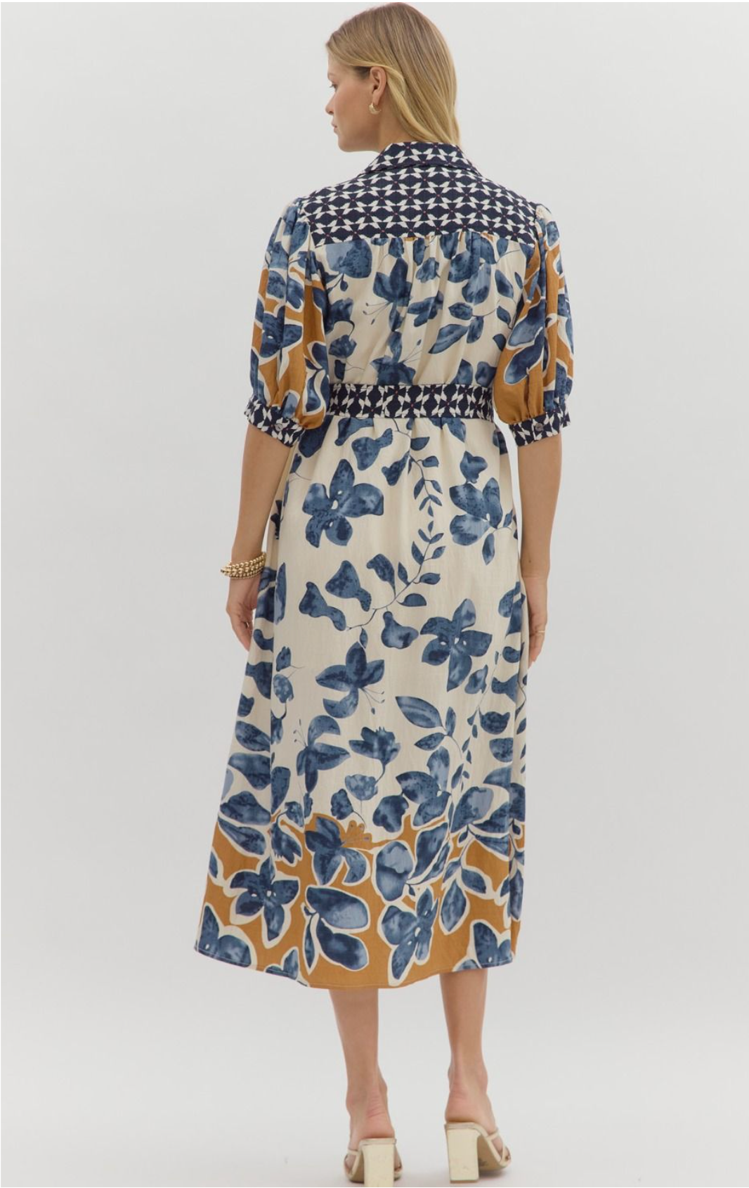 Sasha Print Midi Dress