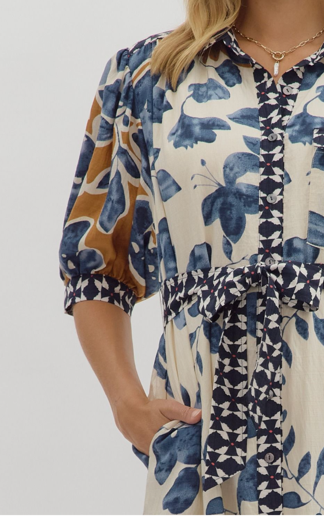 Sasha Print Midi Dress