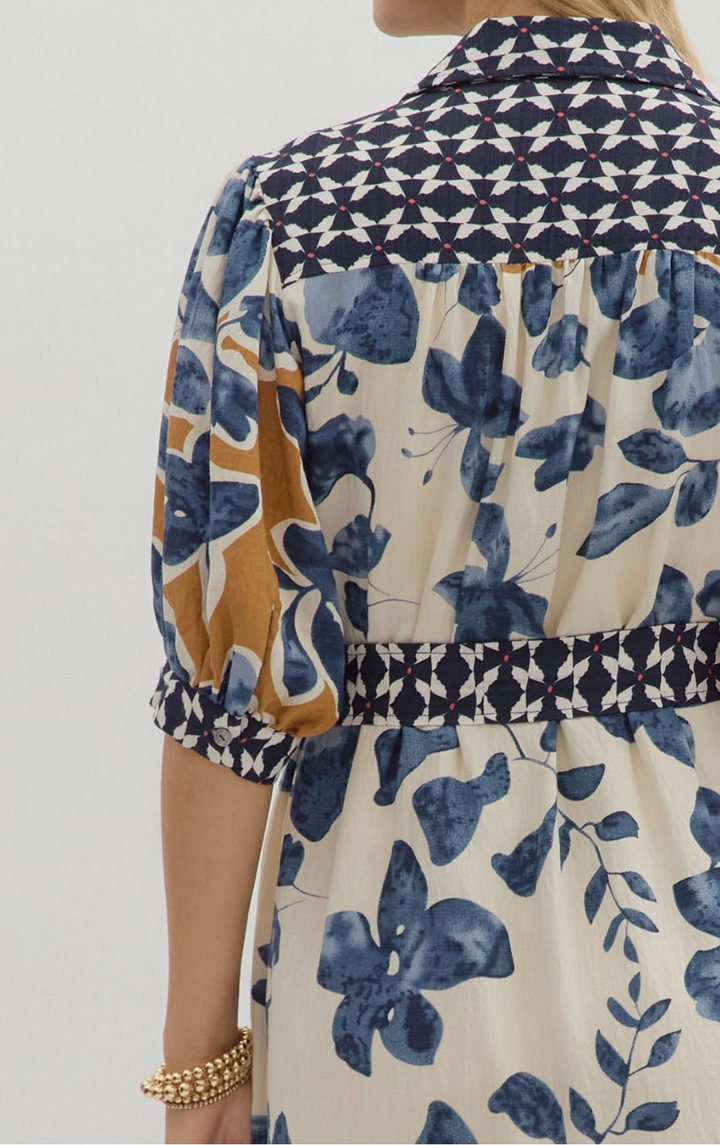 Sasha Print Midi Dress