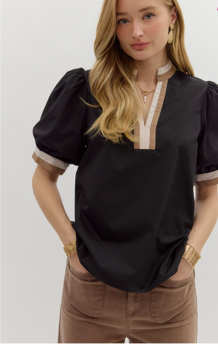 Bev Short Sleeve Top