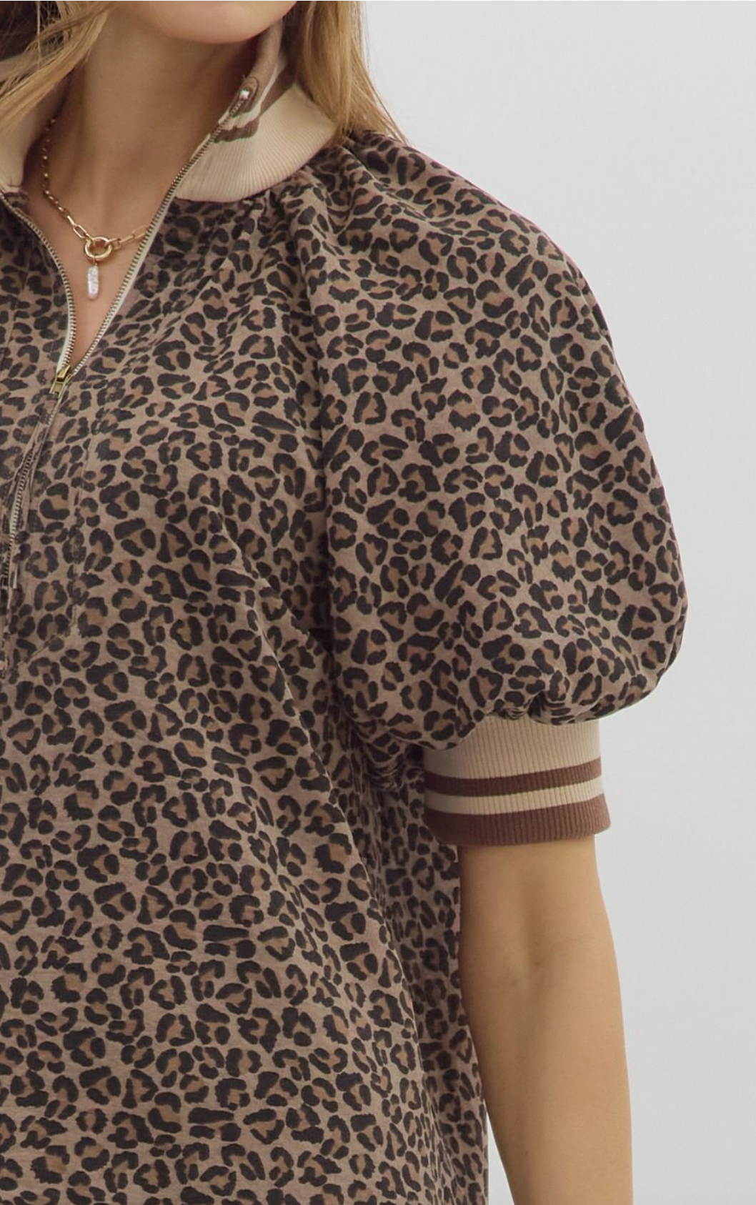 Amelia Animal Print Top