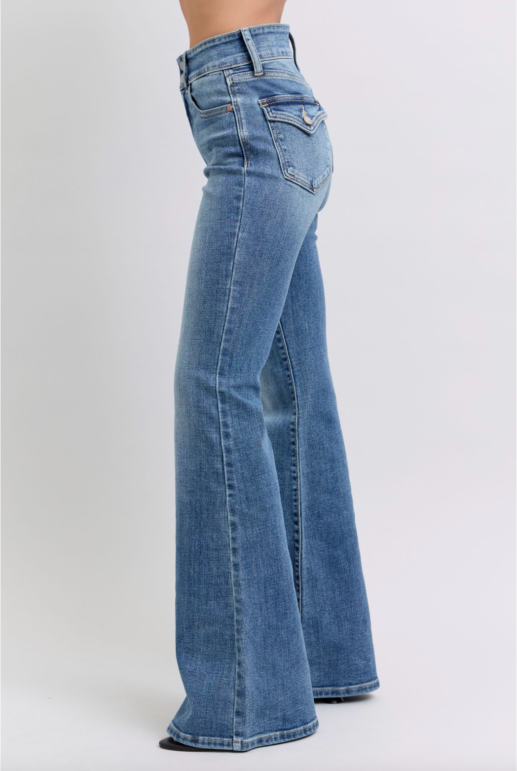 Janie High Waist Flare Jeans