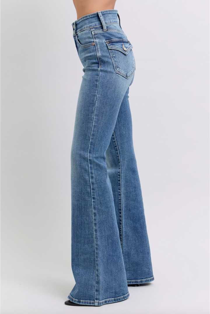 Janie High Waist Flare Jeans