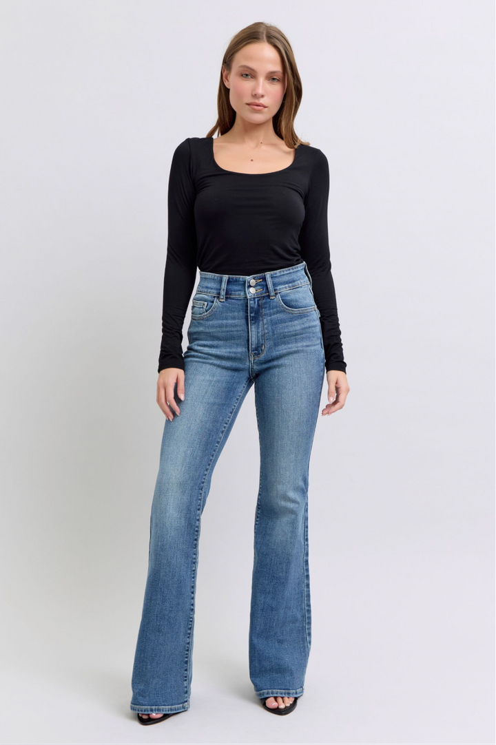 Janie High Waist Flare Jeans