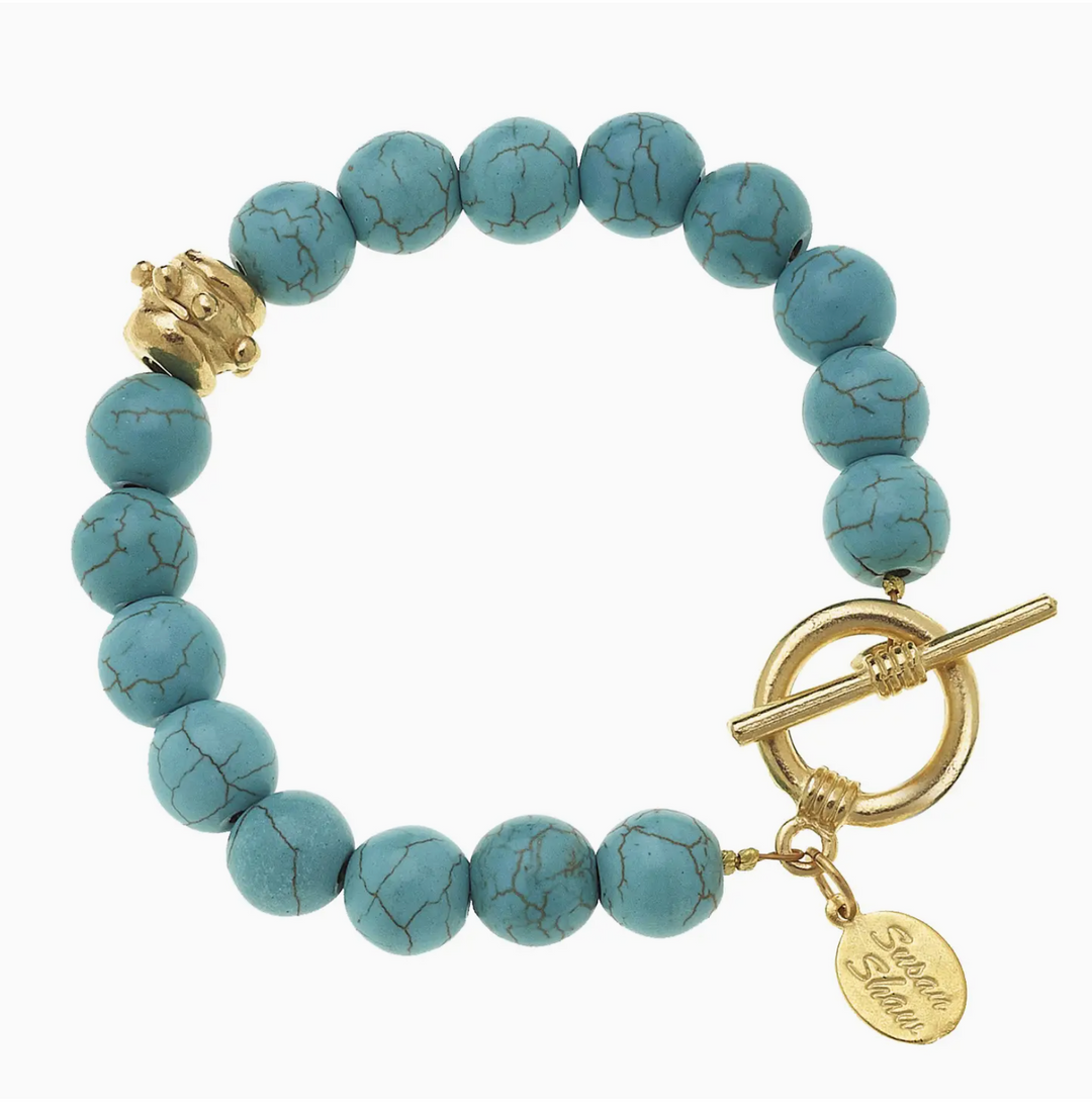 Susan Shaw Gold Toggle Bracelet
