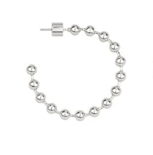 Brooke Beaded Hoops