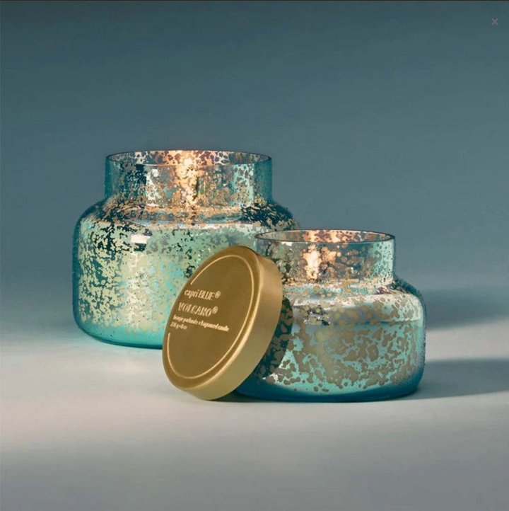 Volcano Aqua Opaline Jar Candle