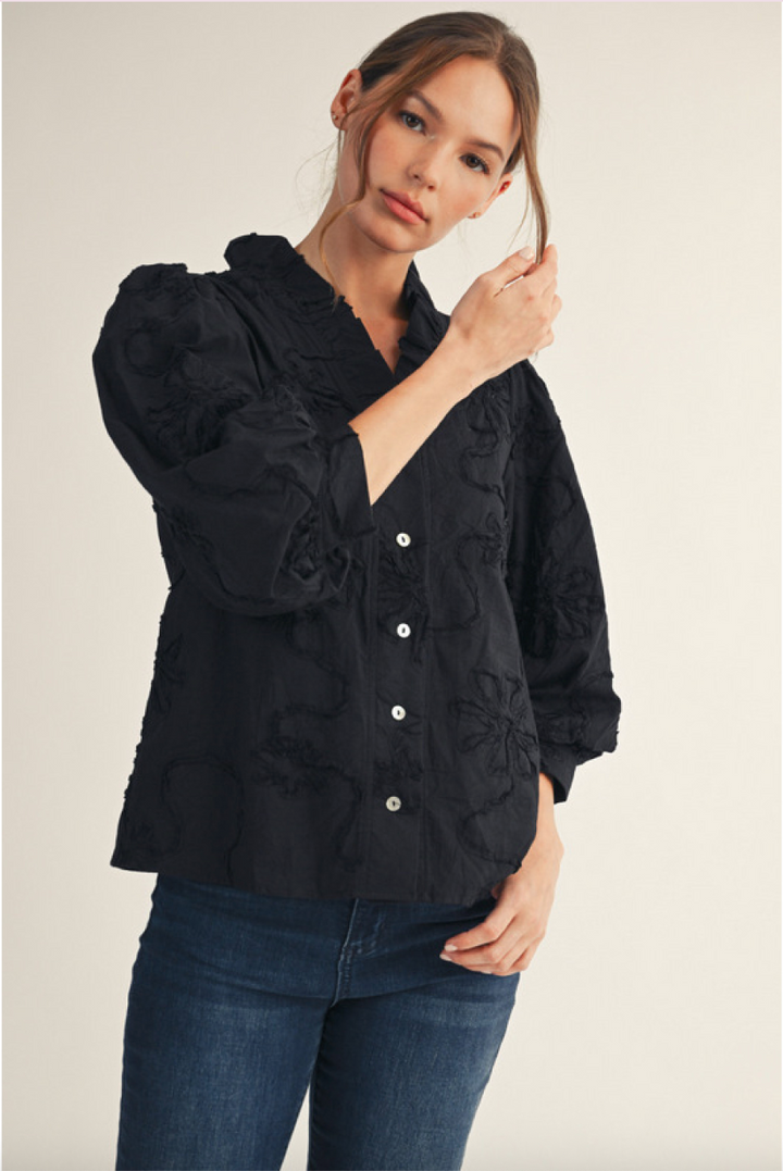 Leah 3/4 Sleeve Top