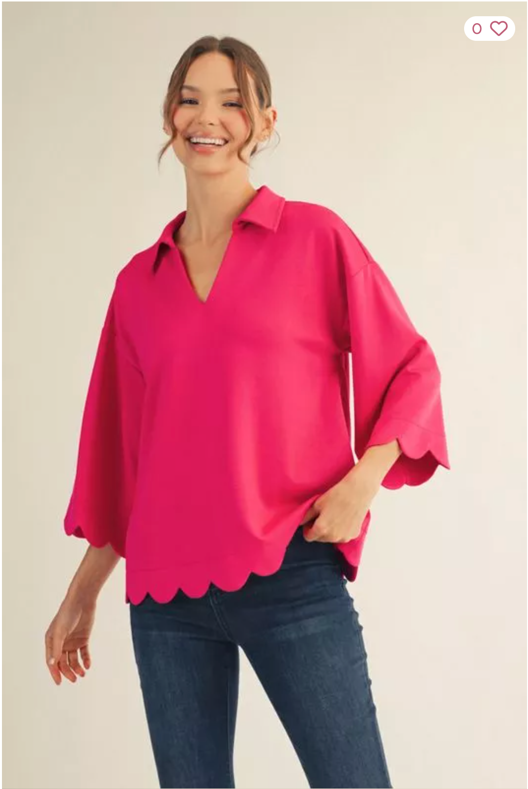 Danny 3/4 Sleeve Top