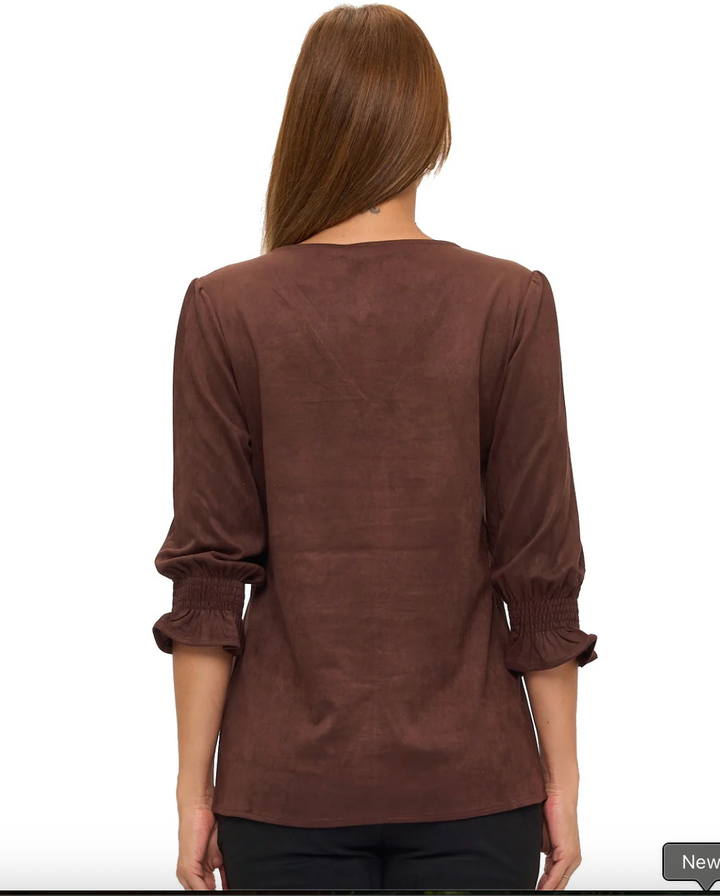 Elizabeth V Neck Top