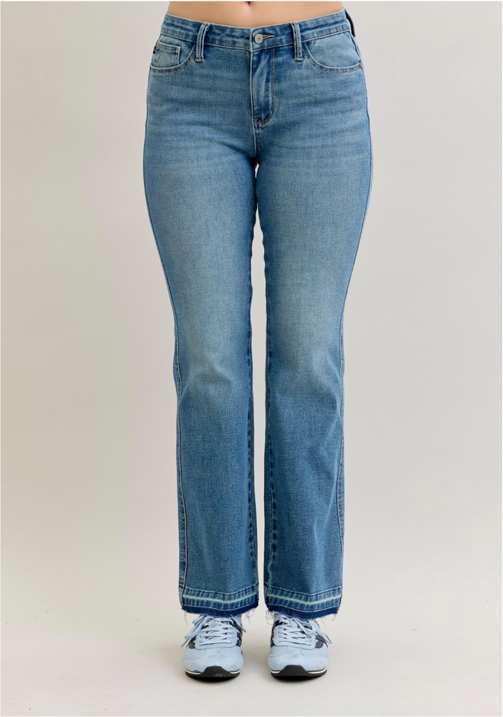 Faith Mid Rise Bootcut Jeans