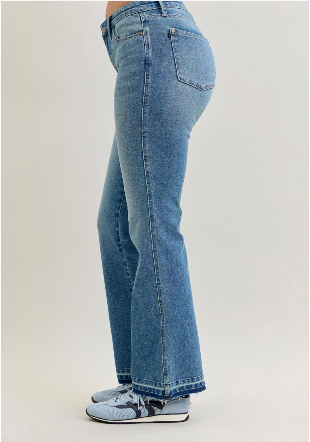 Faith Mid Rise Bootcut Jeans