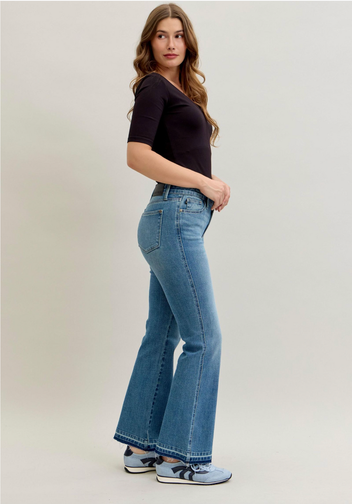 Faith Mid Rise Bootcut Jeans