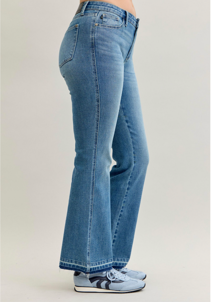 Faith Mid Rise Bootcut Jeans