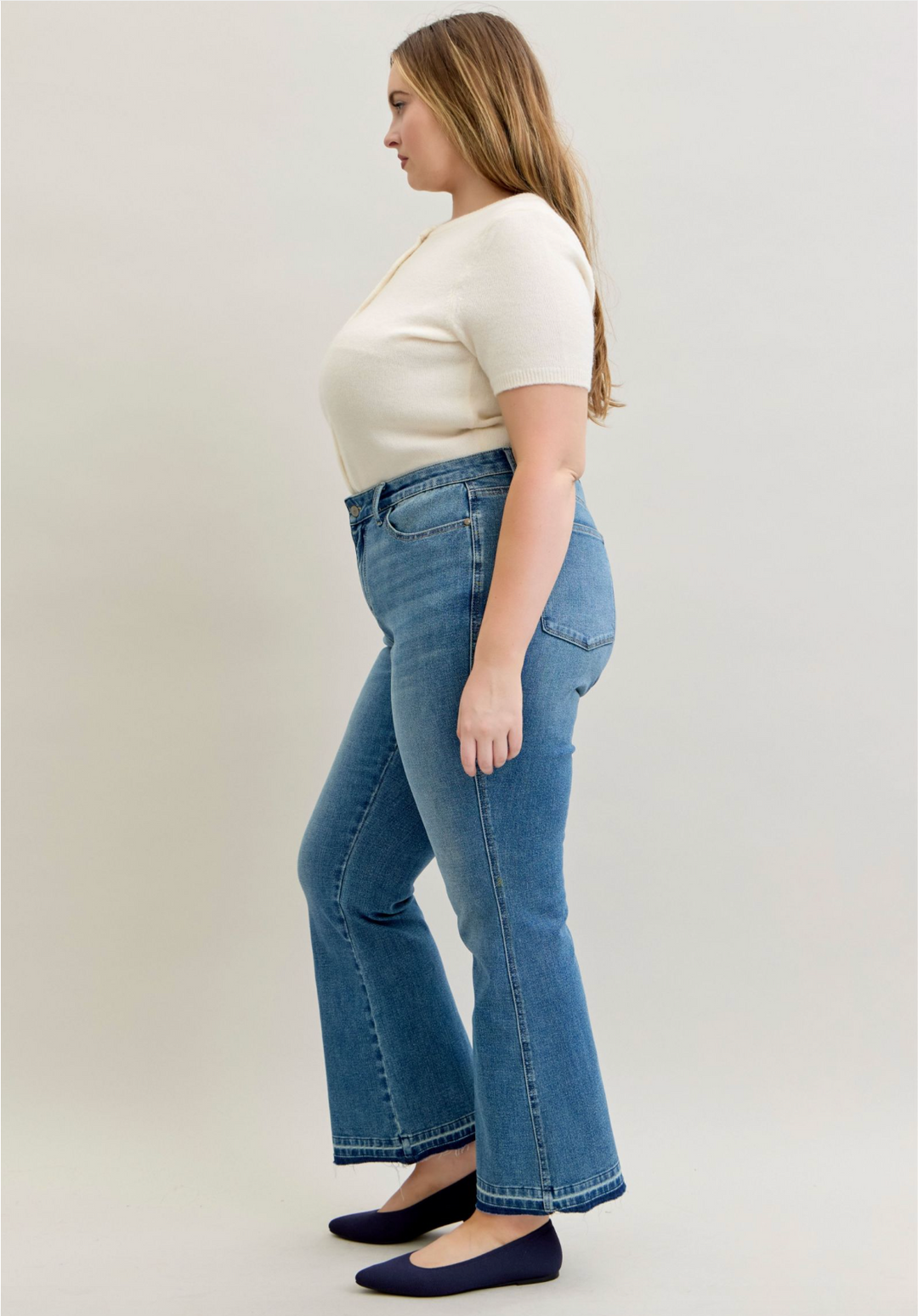 Faith Mid Rise Bootcut Jeans