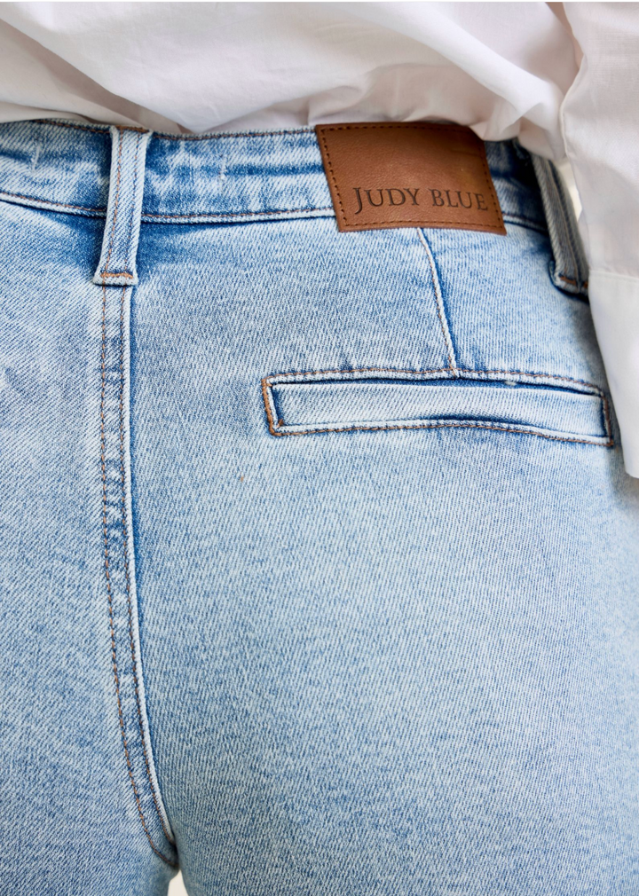 Claire High Waist Trouser Jean Shorts | Judy Blue