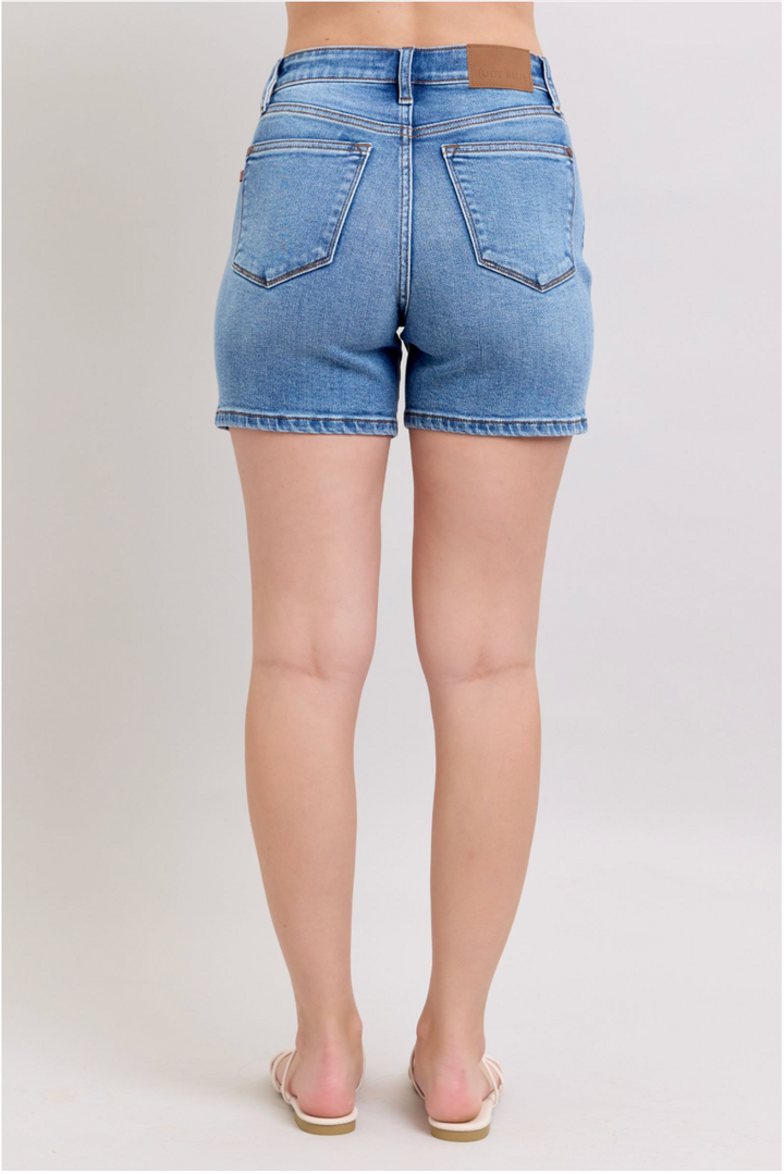 Becky Dad Jean Shorts | Judy Blue High Waist