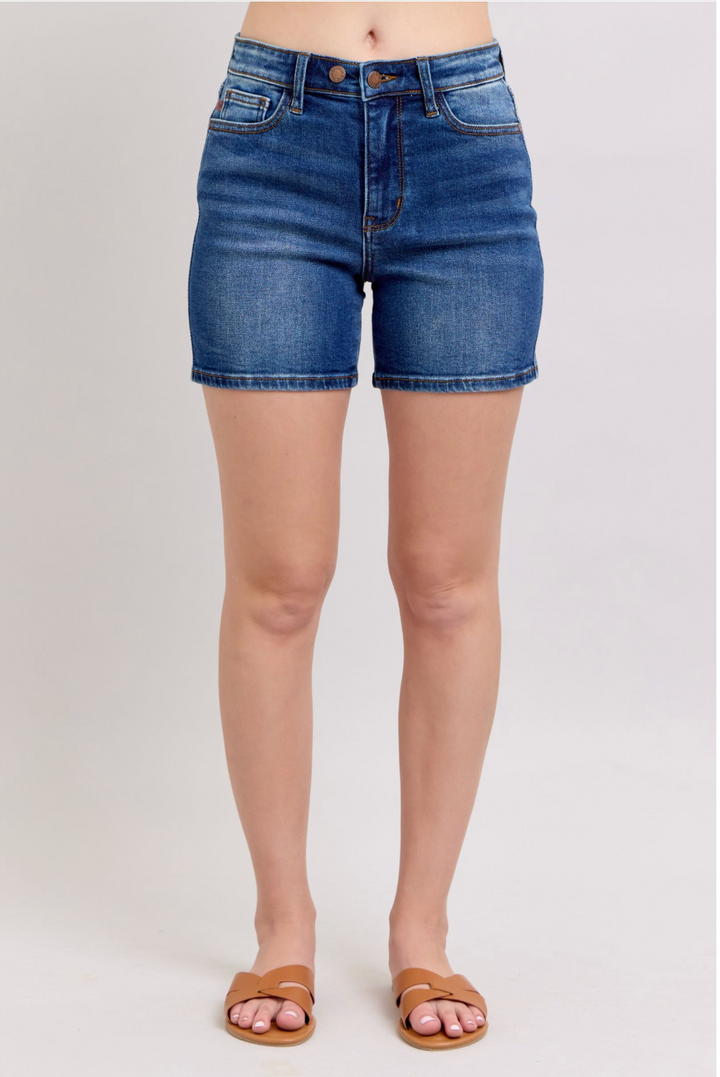 Becky Dad Jean Shorts | Judy Blue High Waist