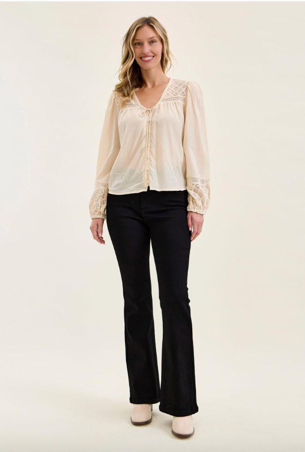 High Rise Judy Blue Black Bootcut Jeans with Tummy Control