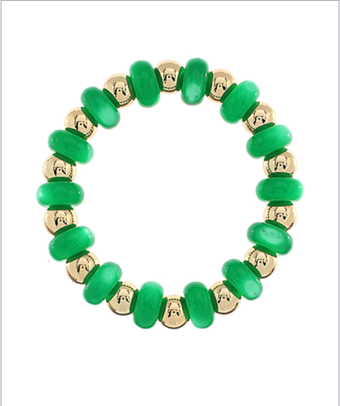 Caroline Beaded Stretch Bracelet