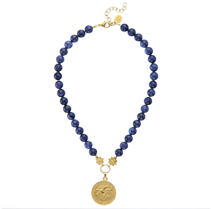 Susan Shaw USA 250 Lapis Necklace