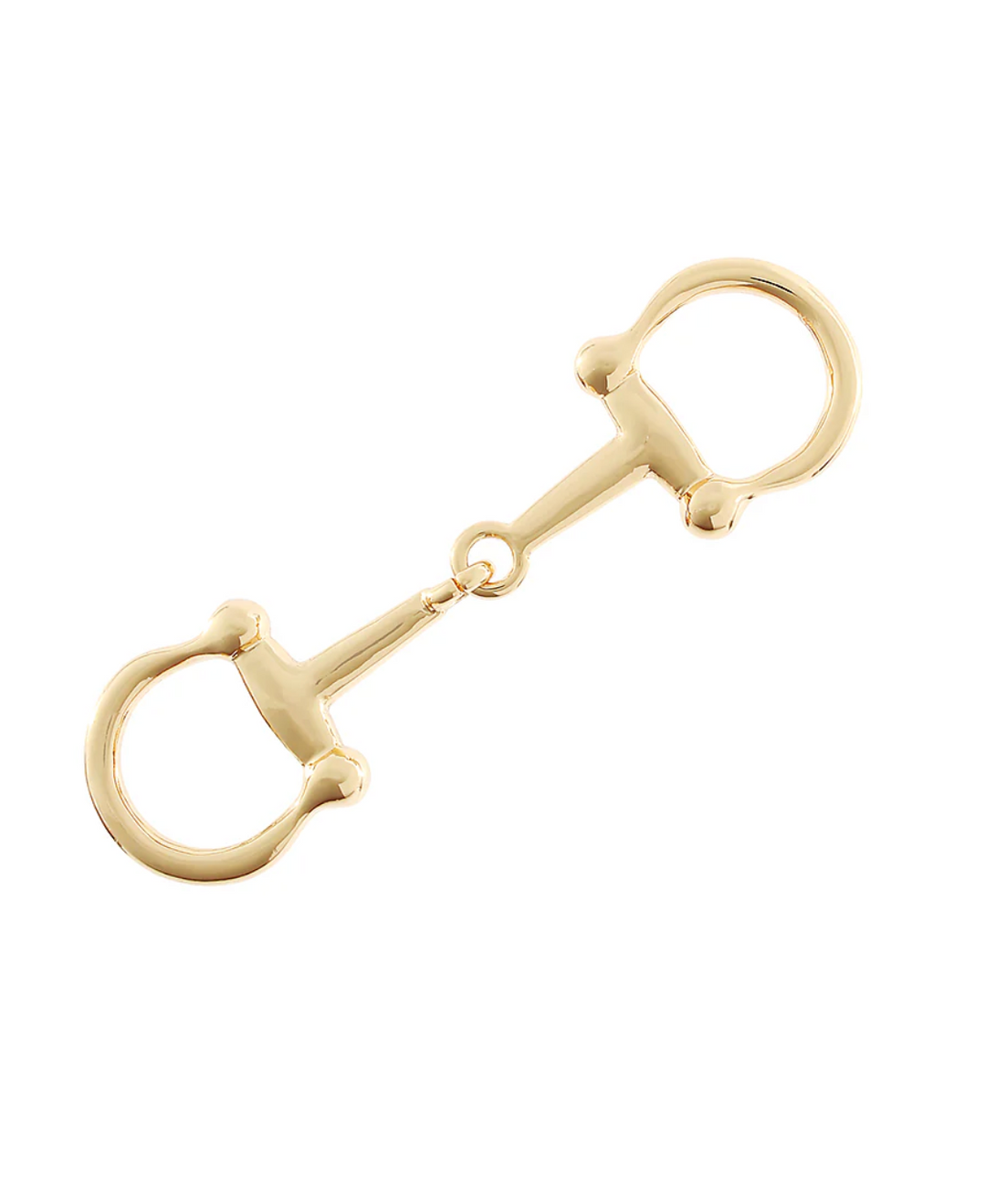 Horsebit Scarf Ring Enhancer | Gold Metal Scarf Ring