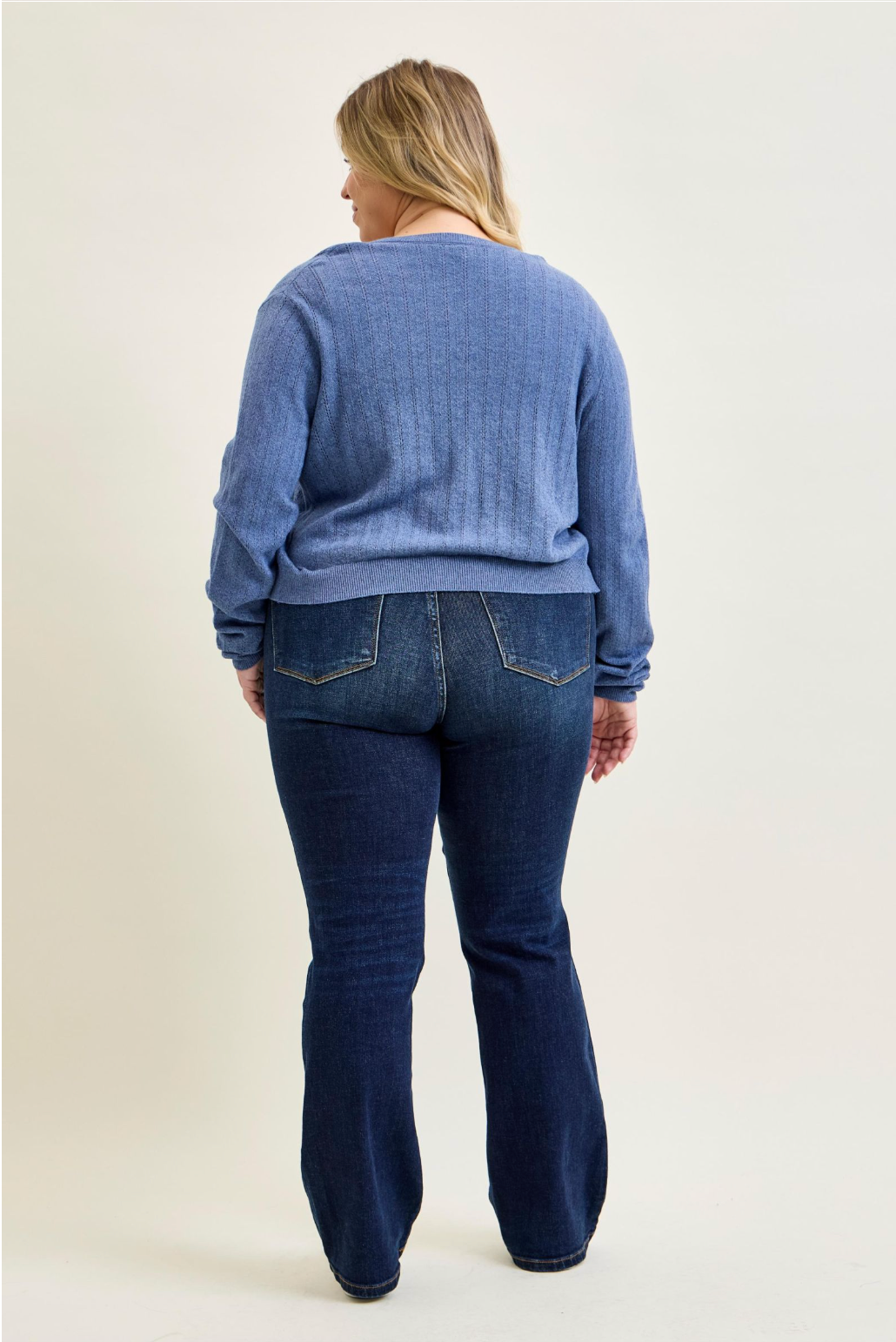 Carmen Dark Wash Bootcut Jeans by Judy Blue | Petite, Regular & Plus Sizes