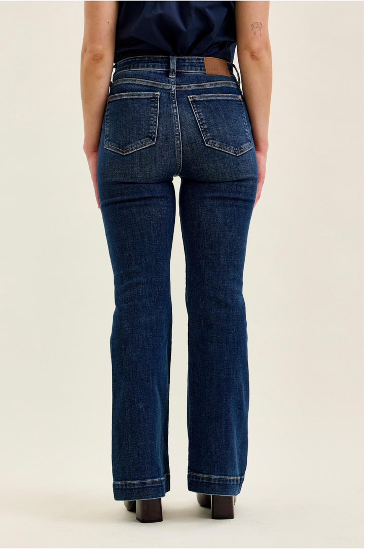 Caroline High Waist Trouser Flare – Judy Blue