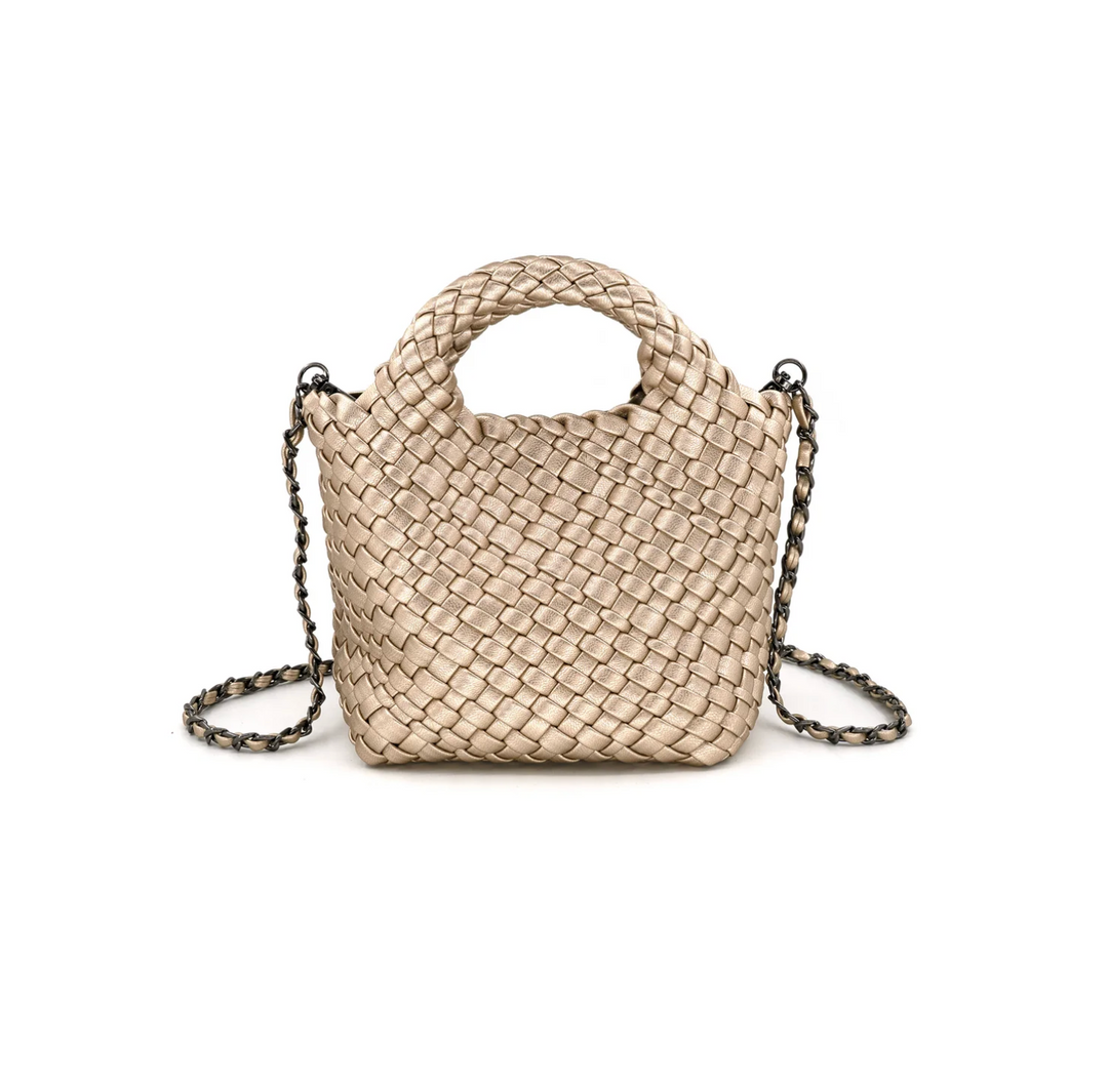 BC Braided Woven Clutch