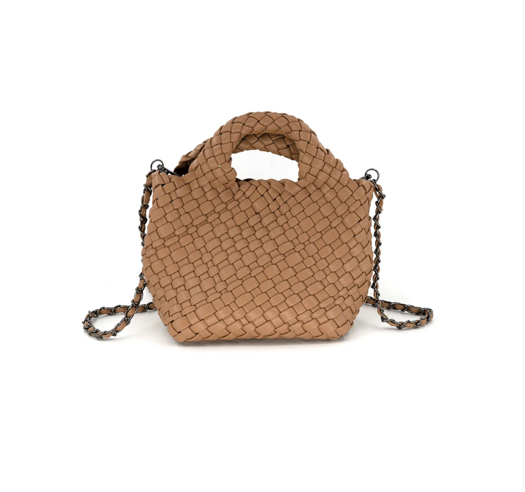 BC Braided Woven Clutch