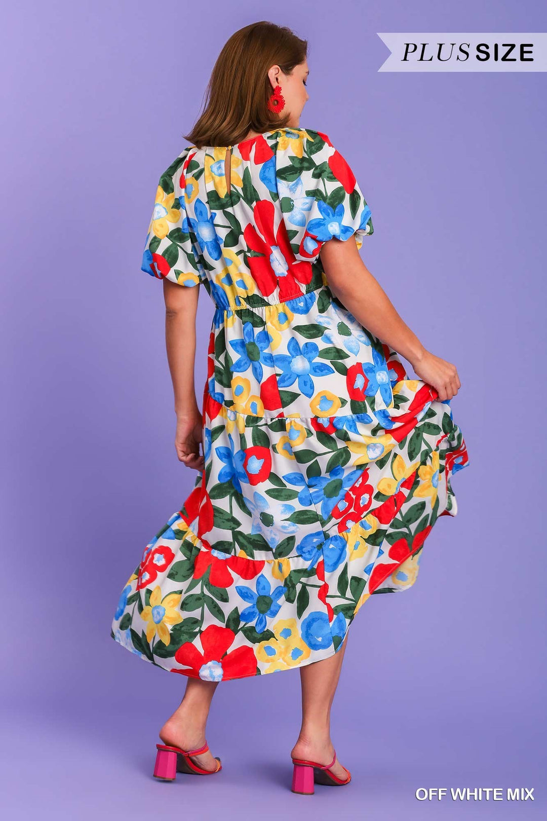 Ellie Plus Size Midi Dress