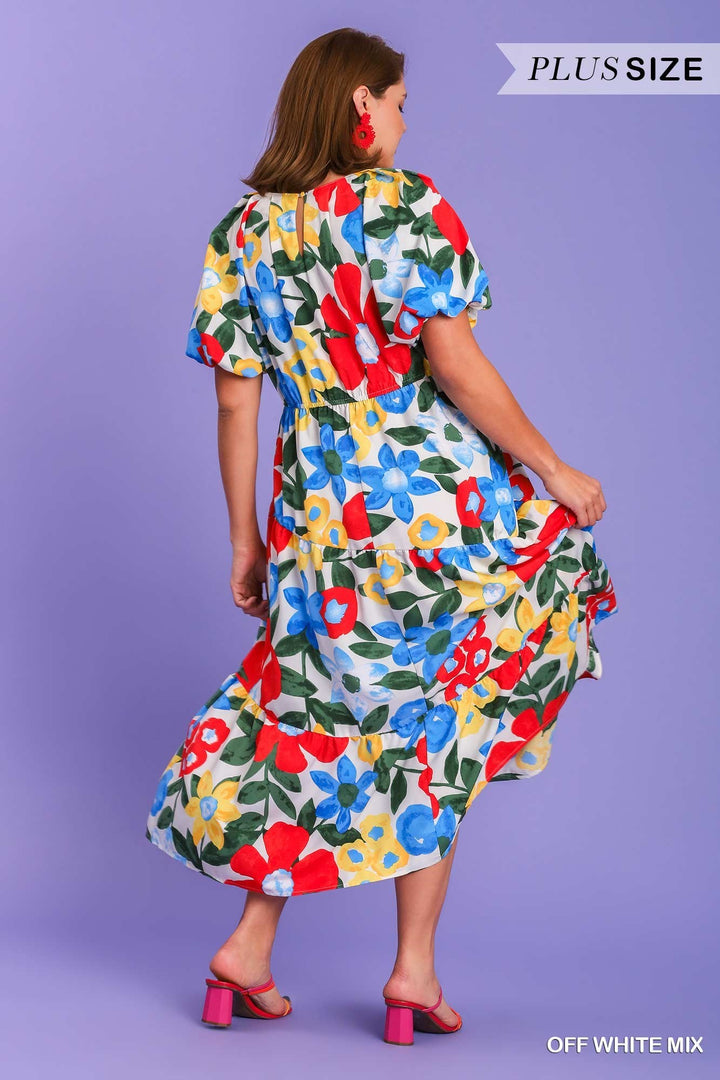 Ellie Plus Size Midi Dress