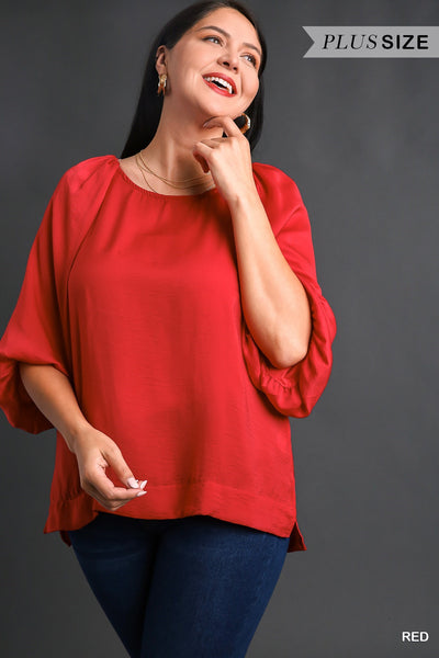 Kristy Balloon Sleeve Top